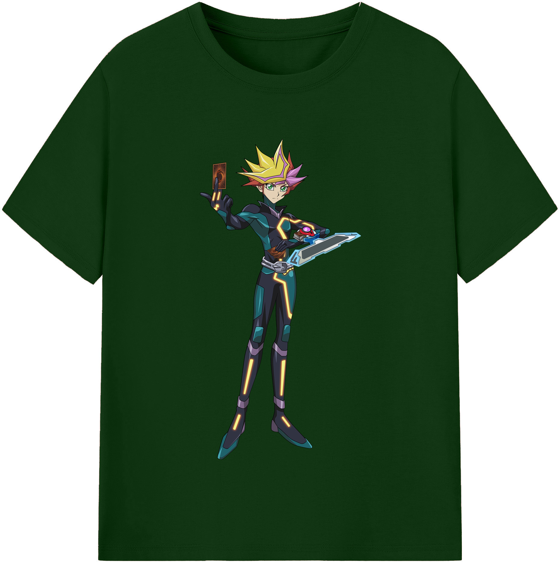 （画像用） 遊☆戯☆王 Yu-Gi-Oh! 綿100％半袖Tシャツ（フロントプリント）